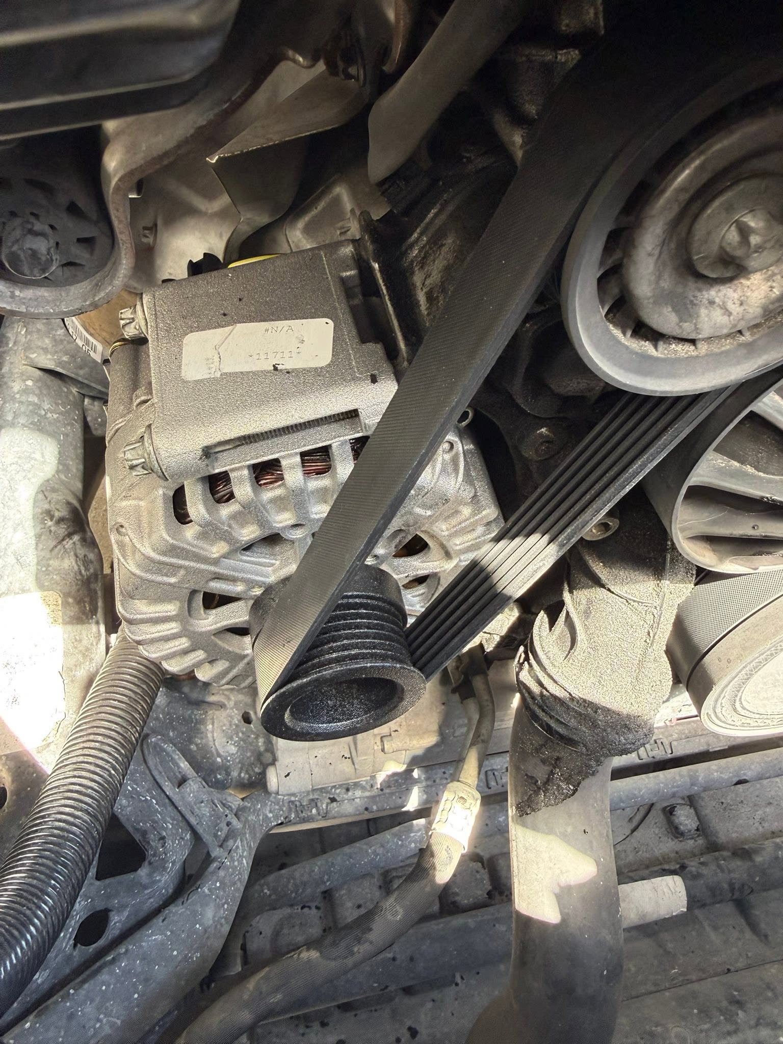 Alternator and serpentine belt repair