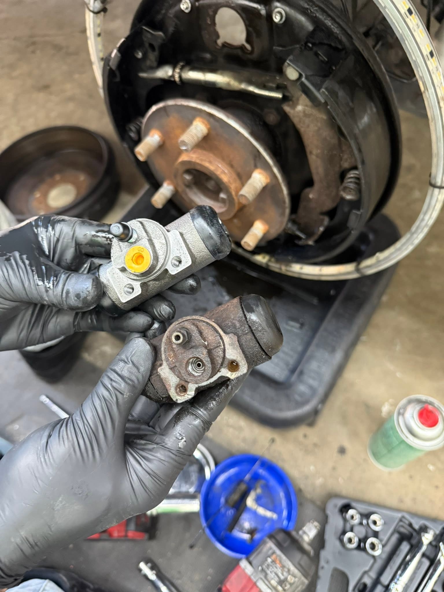 Brake wheel cylinder replacement